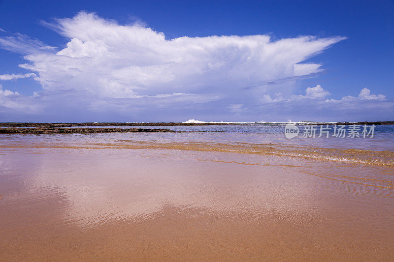 塞古罗港，Arraial D'ajuda巴西东北部巴伊亚的热带海滩